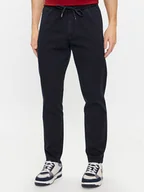Spodnie męskie - Tommy Hilfiger Chinosy Chelsea MW0MW33918 Granatowy Slim Fit - miniaturka - grafika 1