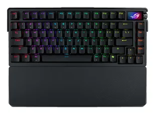 ASUS 90MP03MA-BKNA01 klawiatura Gaming USB + RF Wireless + Bluetooth Czarny - Klawiatury - miniaturka - grafika 1