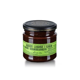 ORZECHY LASKOWE I KAKAO W MIODZIE WIELOKWIATOWYM 240g, pyszny, słodki, nierozgrzewany, 100 lat tradycji, zdrowy - Miód ORZECHY LASKOWE I KAKAO W MIODZIE WIELOKWIATOWYM 240g, pyszny, słodki, nierozgrzewany, 100 lat tradycji, zdrowy - Miód - miniaturka - grafika 1