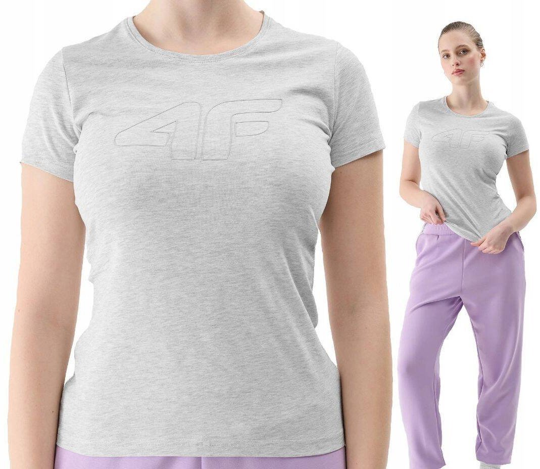 4f KOSZULKA DAMSKA BAWEŁNIANA T-SHIRT SPORTOWY 4F F1163