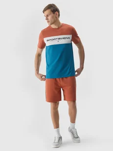 4F Spodenki dresowe męskie - brązowe XXL - Spodenki męskie 4F Spodenki dresowe męskie - brązowe XXL - Spodenki męskie - miniaturka - grafika 1