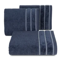 Ręczniki - Ręcznik Dona 30x50 cm granatowy szybkoschnący i elegancki - miniaturka - grafika 1