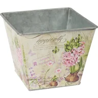 Donice - Osłonka Dekoracyjna Metalowa Hiacynt w Stylu Prowa - miniaturka - grafika 1