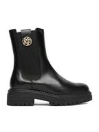 Botki damskie - MEXX Sztyblety CEO-MX/027C-RST Czarny - miniaturka - grafika 1