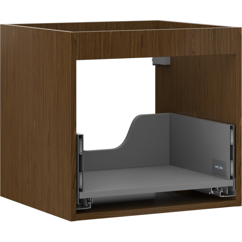 Mexen Box-A korpus szafki podumywalkowej 50 cm, 1 szuflada, orzech - 91AX0-0500-470-1-86