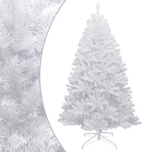 vidaXL Sztuczna choinka zawiasowa, ośnieżona, 180 cm - Choinki - miniaturka - grafika 1