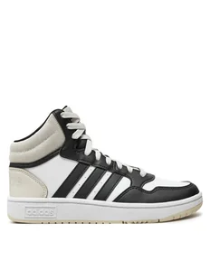 adidas Sneakersy Hoops 3.0 Mid K IH7893 Czarny - Buty dla chłopców - miniaturka - grafika 1