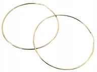 Kolczyki - Złote kolczyki 585 klasyczne koła 55 mm 1,73g - miniaturka - grafika 1