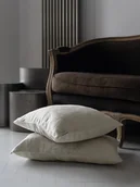 Poduszki dekoracyjne - Poduszka z Miękkiego Lnu Stonewashed - Oatmeal - miniaturka - grafika 1