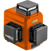 Inne urządzenia pomiarowe - NEO Tools Laser 3D Laser 3D czerwony walizka tarcza celownicza magnetyczny uchwyt ładowarka 75-104 - miniaturka - grafika 1