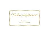 Gadżety na imprezę - Naklejki personalizowane na pudełka na ciasto - 30 szt. - miniaturka - grafika 1