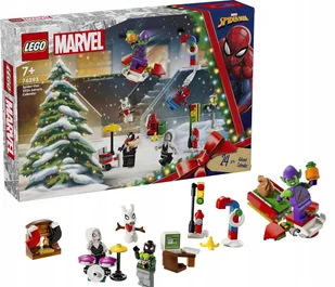 Kalendarz Adwentowy 2024 Lego Marvel Spider-Man Zabawki Klocki Dla Dzieci - Kalendarze - miniaturka - grafika 1
