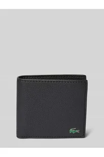 Portfel z imitacji skóry - Lacoste - Portfele - miniaturka - grafika 1