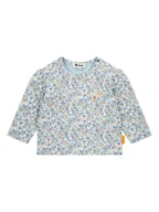 Kaftaniki dla niemowląt - Steiff Koszulka w kolorze błękitno-beżowym - miniaturka - grafika 1