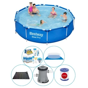 Oferta basenów - Bestway Steel Pro 305x76 cm okrągły - Baseny ogrodowe - miniaturka - grafika 1