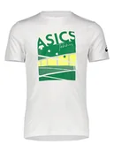 Koszulki sportowe męskie - asics Koszulka funkcyjna w kolorze białym - miniaturka - grafika 1