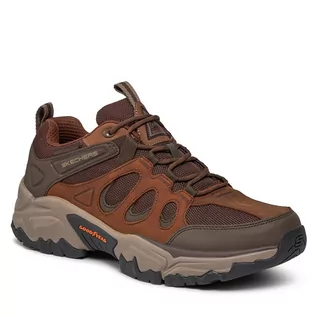 Półbuty męskie - Sneakersy Skechers Terraform Selvin 204486/CDB Brown - grafika 1