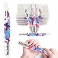 Akcesoria do paznokci - 10x Pilnik do paznokci 150/180 Prosty-Łódka 2w1 - miniaturka - grafika 1