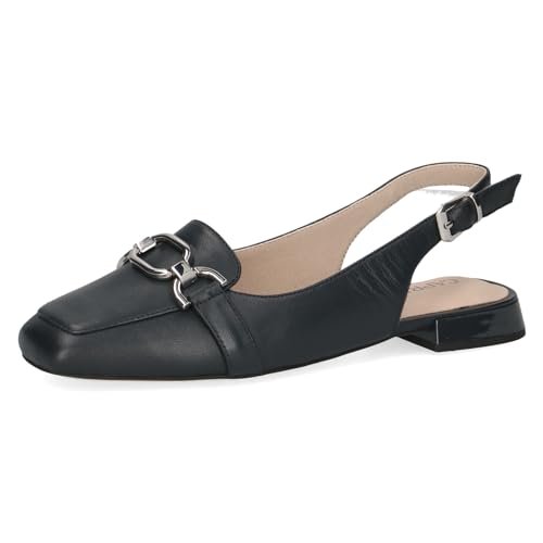 CAPRICE Czółenka typu sling-9-29400-42 G, Navy Structure, 36 EU