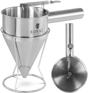 Royal Catering Catering Dozownik do sosów 1,2 l stal nierdzewna dysza 8 mm RCSD-12 - Akcesoria gastronomiczne - miniaturka - grafika 1