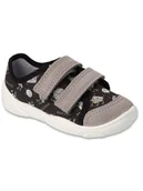 Kapcie damskie - Chłopięce kapcie roboty czarne Befado r.26 - miniaturka - grafika 1