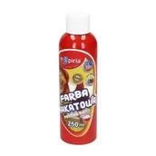 Farby i media malarskie - Farba plakatowa czerwona 250ml - miniaturka - grafika 1
