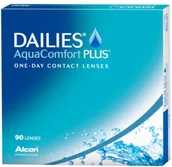 Soczewki kontaktowe - Soczewki jednodniowe Dailies AquaComfort Plus 90 szt. - miniaturka - grafika 1