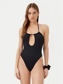 Stroje kąpielowe - Calvin Klein Swimwear Strój kąpielowy KW0KW02725 Czarny - miniaturka - grafika 1