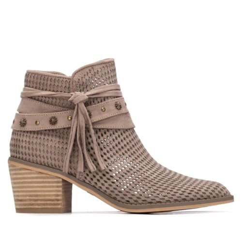 REFRESH - Botki Kobiety Taupe - Wygodne i wszechstronne obuwie – moda casualowa - Model 17518004 (Rozmiar 40)