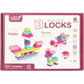 Klocki - Klocki Konstrukcyjne Junior Soft 40 elementów MEGA CREATIVE 502453 - miniaturka - grafika 1