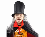Dodatki do strojów karnawałowych - GoDan Cylinder, wampir z włosami, rozmiar S - miniaturka - grafika 1