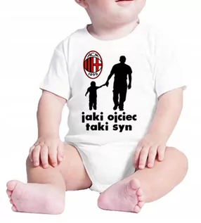 Body dla niemowląt - 2039 BODY DZIECIĘCE AC MILAN TAKI SYN PREZENT 86 - grafika 1