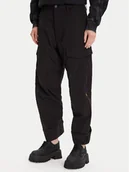 Spodnie damskie - G-Star Raw Spodnie materiałowe Cargo 3D D27022-D909 Czarny Boyfriend Fit - miniaturka - grafika 1