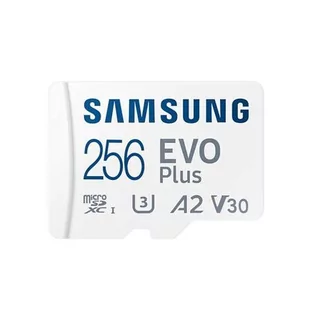 Samsung EVO Plus 2021 MicroSDXC 256GB UHS-I/U3 A2 V30 MB-MC256KA/EU MB-MC256KA/EU - Karty pamięci - miniaturka - grafika 1