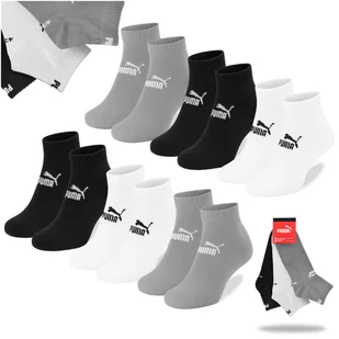 Puma Skarpety Męskie Zakostki Quarter Zestaw Bawełna Mix 6 par Rozmiar 43/46 - Skarpetki męskie Puma Skarpety Męskie Zakostki Quarter Zestaw Bawełna Mix 6 par Rozmiar 43/46 - Skarpetki męskie - miniaturka - grafika 1