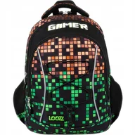 Plecaki szkolne i tornistry - Plecak szkolny tornister zdrowy wodoodporny Gamer Loozz St. Majewski - miniaturka - grafika 1