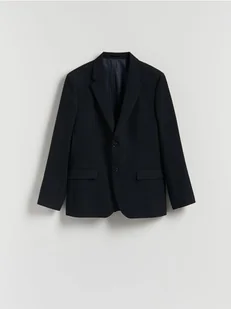 Reserved - Marynarka slim fit z wiskozą - granatowy - Kurtki męskie - miniaturka - grafika 1