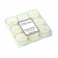 Świece - Black & White Chocolate - sojowe podgrzewacze zapachowe 9 szt. - miniaturka - grafika 1