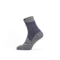 Skarpetki męskie - SealSkinz SEALSKINZ Cienkie skarpetki do chodzenia dla dorosłych unisex Granatowy / szary Marl S 11100060000410-004-S - miniaturka - grafika 1