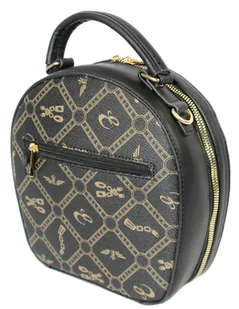 Torebka Damska ESLEE Okrągła Kuferek 8903 CZARNA - Torebki damskie - miniaturka - grafika 6