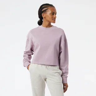 Damska Bluza NEW BALANCE NB ATHLETICS NATURE STATE CREW NBWT23555VSW – Fioletowy - Bluzy damskie - miniaturka - grafika 1