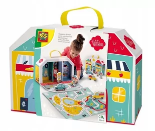 Zabawa w sklep. Walizka z matą Ses Creative - Zabawy w naśladowanie dorosłych - miniaturka - grafika 1