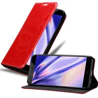 Etui i futerały do telefonów - Etui ochronne Cadorabo do ZTE Nubia Z17 MINI w kolorze czerwonym etui na telefon komórkowy z magnetycznym zamknięciem - miniaturka - grafika 1