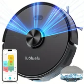 Roboty sprzątające - TEMU Lubluelu Robot Odkurzacz i Mop w Jednym, Robot Odkurzający z Nawigacją Laserową 6000Pa, Maks. 150 Min, 34 Strefy Zakazanej Przestrzeni dla - miniaturka - grafika 1
