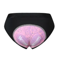 Spodenki rowerowe - Damskie spodenki rowerowe 3D Gel Eva Padded oddychające spodenki sportowe na rower - POP 118 Różowy Pad XL - miniaturka - grafika 1