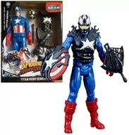 Figurki dla dzieci - Hasbro SpiderMan MaximunVenom figurka Kapitan Ameryka E8683 - miniaturka - grafika 1