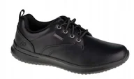 Buty sportowe męskie - Skechers Męskie Buty Sportowe Czarne Logo 45 Ż3B - miniaturka - grafika 1
