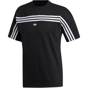 Adidas, Koszulka męska, 3STRIPE SS TEE FM1535, czarny, rozmiar L - Odzież trekkingowa damska - miniaturka - grafika 1