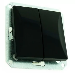 Abex Perła czarny mat łącznik świecznikowy z podświetleniem WP-2PS WP-2P/S-czarny mat - Wyłączniki światła i elektryczne - miniaturka - grafika 1