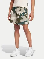 Spodenki męskie - adidas Szorty sportowe Seasonal Essentials Camouflage IV7382 Zielony Regular Fit - miniaturka - grafika 1